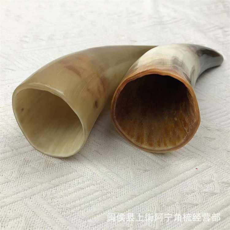 Horn Fire Cupping Set 16 Pieces Buffalo Horn Guan Guan 13-20 cm Meridian Massage Tool for Spa and Body Use - Image 3