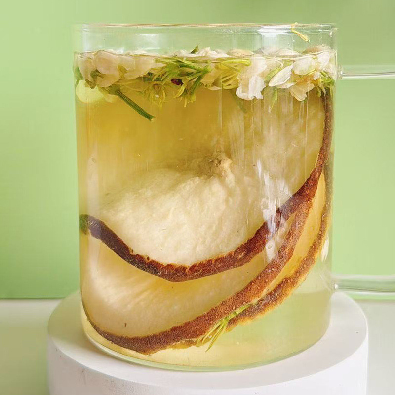 Snow Pear Jasmine Tea 10g Cold Brew Bag Sugar Free Wellness Flower Tea - Image 4