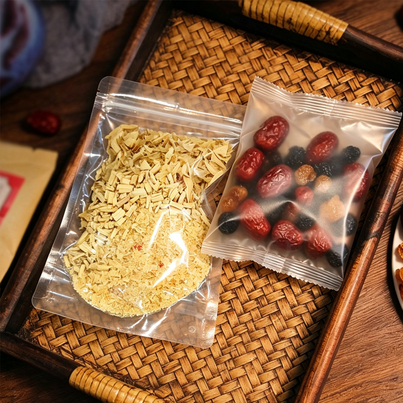 Xiao Diao Pear Soup Herbal Blend 120g Bag Dried Pear Lily Goji Red Date Decoction Mix - Image 4