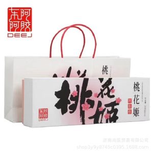 Peach Blossom Lady Ejiao Cake (Donkey-Hide Gelatin Paste) — Ready-to-Eat Herbal Confection Gift Box