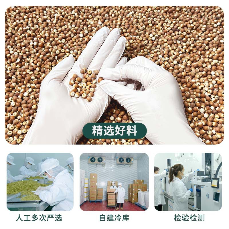 Dried Gorgon Fruit Qian Shi Euryale Seeds Whole Grain Herbal Tea and Soup Ingredient 500g - Image 2