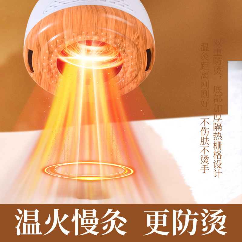 Portable Moxibustion Box Set 30 Mini Moxa Cups with Extension Straps and Acupoint Chart for Home Body Care - Image 3