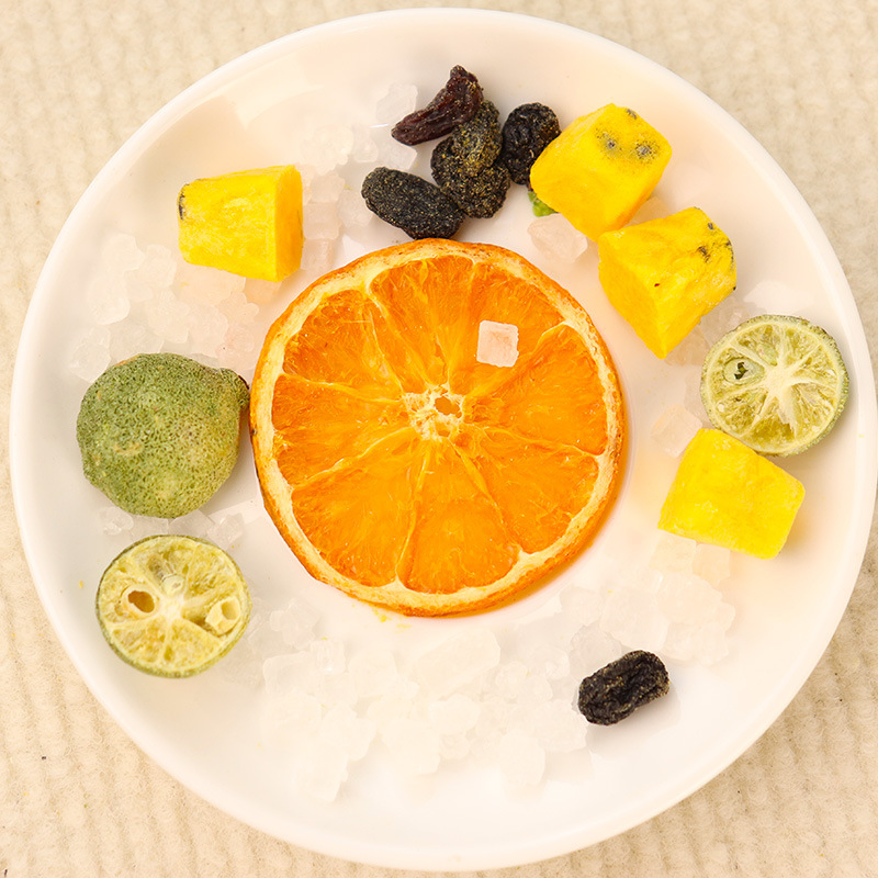 Green Tangerine Passion Fruit Orange Fruit Tea 7 Bags Cold Brew Blended Tea 140g - Image 4