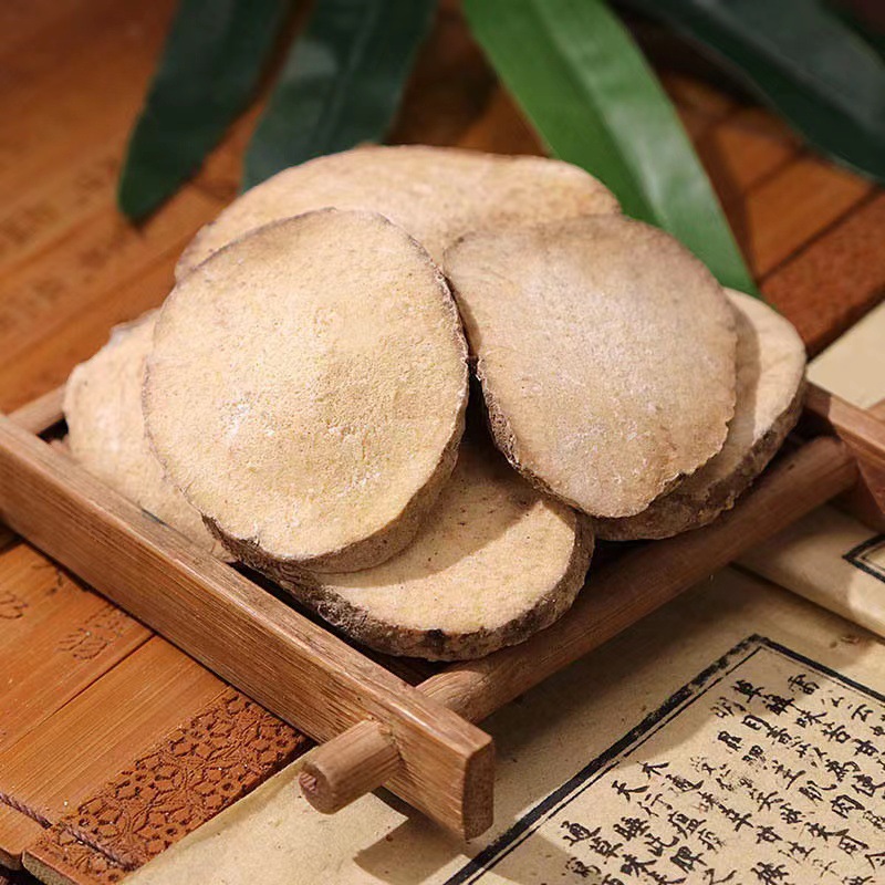 Dried Alisma Slices Ze Xie 泽泻 Water Plantain Rhizome 100g Jar for Decoction and Soup - Image 2