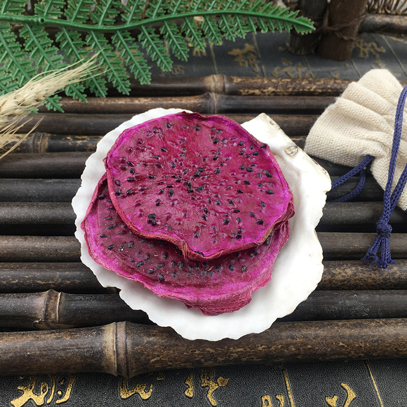 Dried Red Dragon Fruit Slices Hong Xin Huo Long Guo Natural Sun Dried Fruit Chips 500g - Image 3