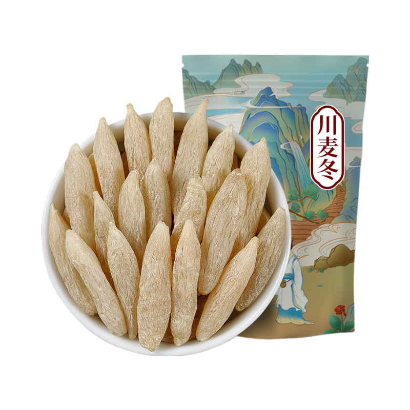 Mai Dong Ophiopogon Root 500g Sichuan Premium Dried Slices for Herbal Tea and Decoction - Image 5