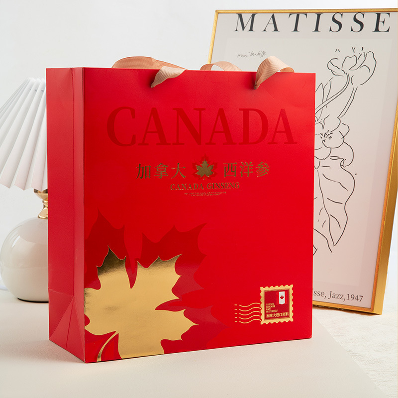Canadian American Ginseng Slices Gift Box Large Slices 100g Dried Herbal Root for Soup and Tea - Image 4