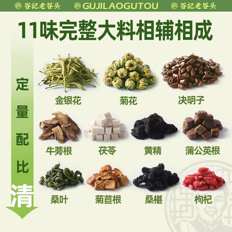 Chrysanthemum Goji Cassia Seed Herbal Tea with Dandelion Burdock Honeysuckle 30 Cans 500g - Image 2