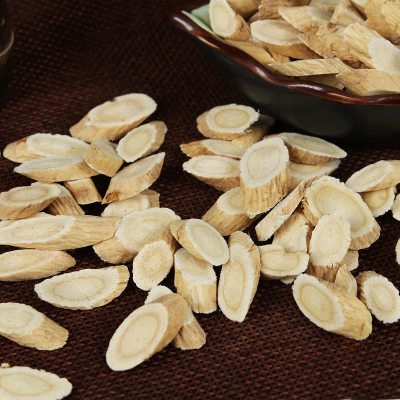 Astragalus Root Slices Huang Qi 甘肃岷县 Wild-Crafted Large Cut 0.6-0.8cm Diagonal Slices 100g Trial Pack Sun-Dried No Sulfur for Tea and Soup - Image 2