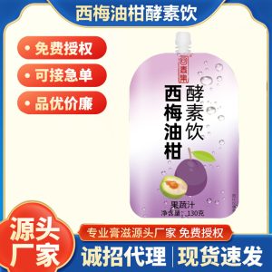 Prune & Phyllanthus Emblica Enzyme Drink (130g) — Fruit Ferment Beverage Sachet