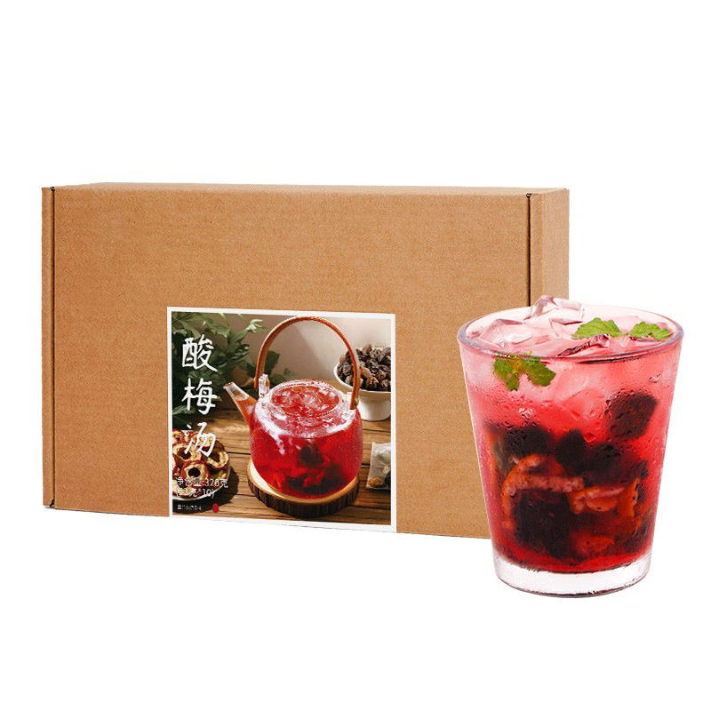 Sour Plum Soup Herbal Tea Pack Suan Mei Tang 10 Bags 320g Traditional Summer Brew - Image 5