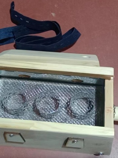 Wooden Moxibustion Box Flat 3-Needle Solid Wood Moxa Burner for Home Warming Therapy - Image 5