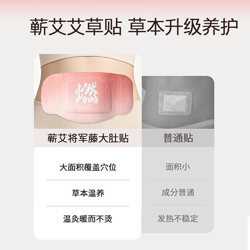 Moxa Navel Patch Qi Ai Moxibustion Warming Sticker for Body Care - Image 3