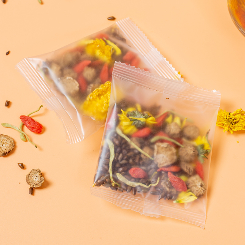 Chrysanthemum Cassia Seed Tea Bags with Goji Berry Honeysuckle Burdock Herbal Blend Sugar Free 100g Gift Box - Image 2
