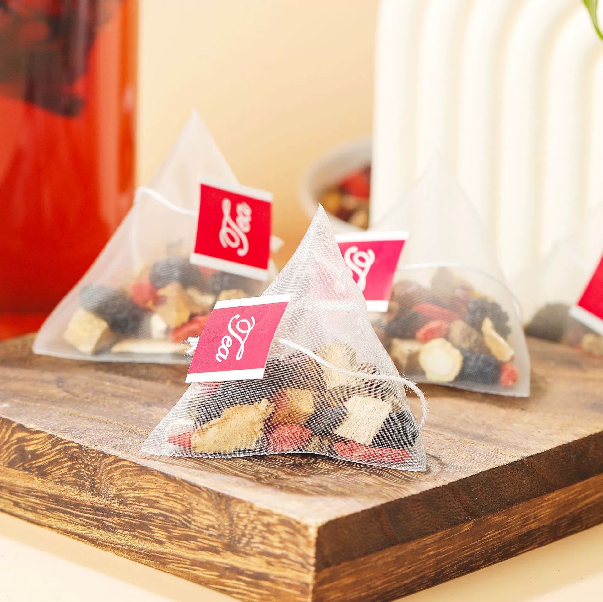Ginseng Ten Treasures Tea Chinese Herbal Blend 150g Hot Brewed Floral Tea - Image 4