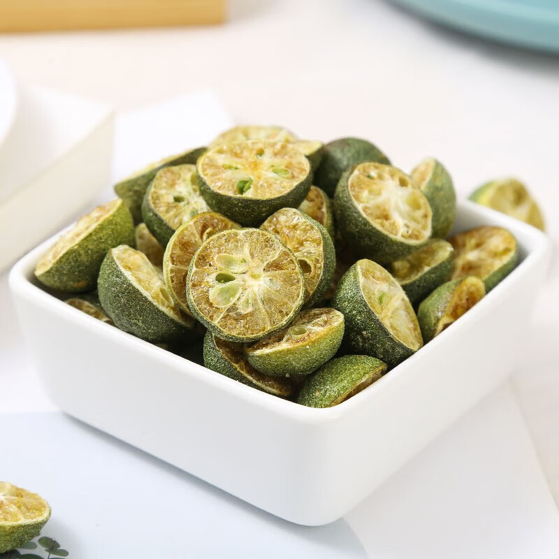 Freeze-Dried Green Kumquat Slices Qing Jin Ju 500g Citrus Fruit Tea for Hot and Cold Drinks - Image 3