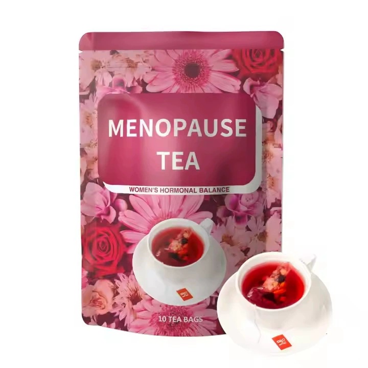 Menopause Support Herbal Tea Bag Blend with Rose Jujube Mulberry Caffeine Free Wellness Tea 100g - Image 5