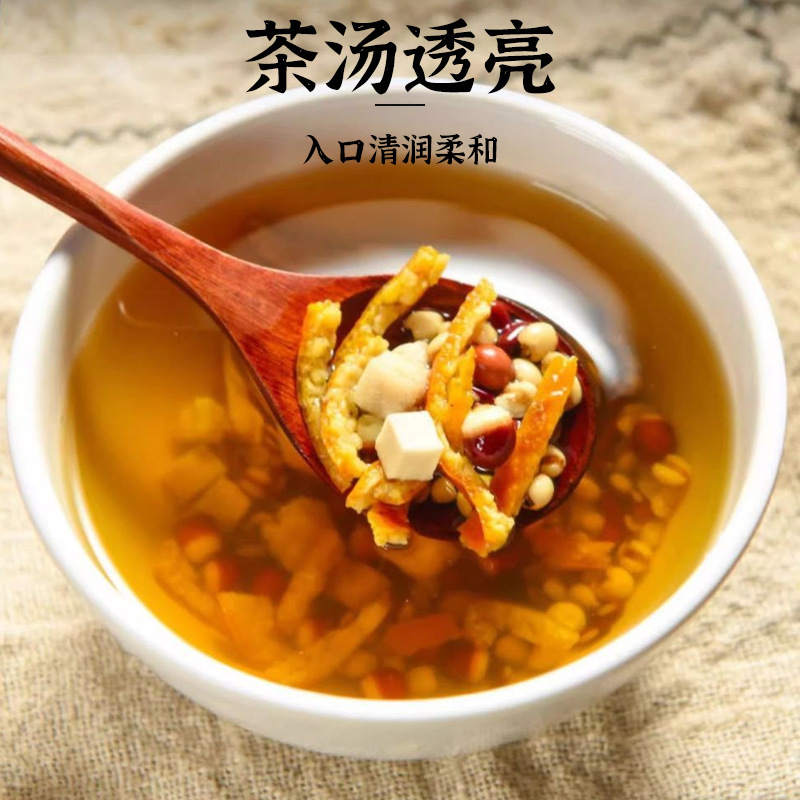 Red Bean Coix Poria Tea (Chi Xiao Dou Yi Mi Fu Ling Cha) — Damp-Clearing Herbal Tea Bags - Image 3