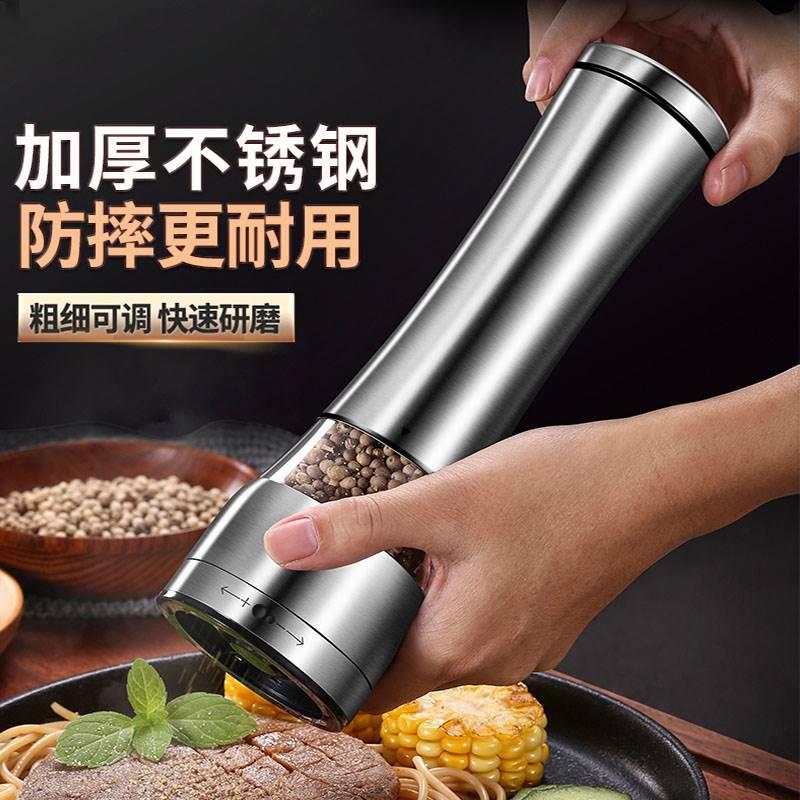 Manual Pepper Grinder Wooden Spice Mill for Black Pepper Sea Salt Sichuan Peppercorn Seasoning Shaker - Image 2