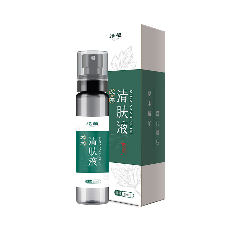 Mugwort Cleansing Liquid Ai Ye Qing Fu Ye 100ml Herbal Skin Spray for Moxibustion Care - Image 5
