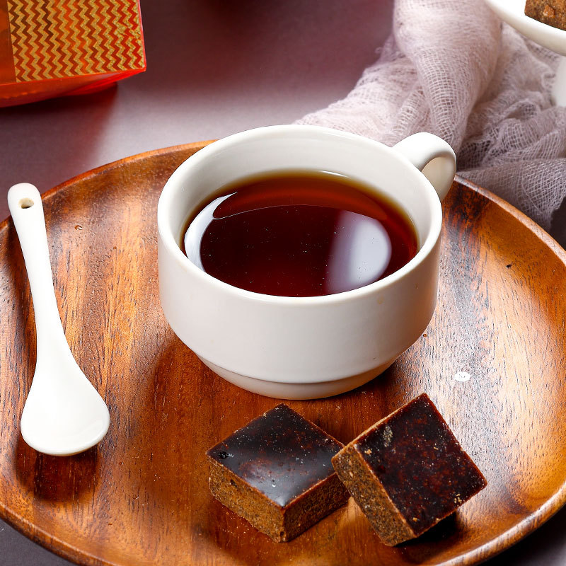 Rui Zhen Rose Brown Sugar Blocks with Old Ginger 286g Box Traditional Crafted Yunnan Cane Sugar - Image 2