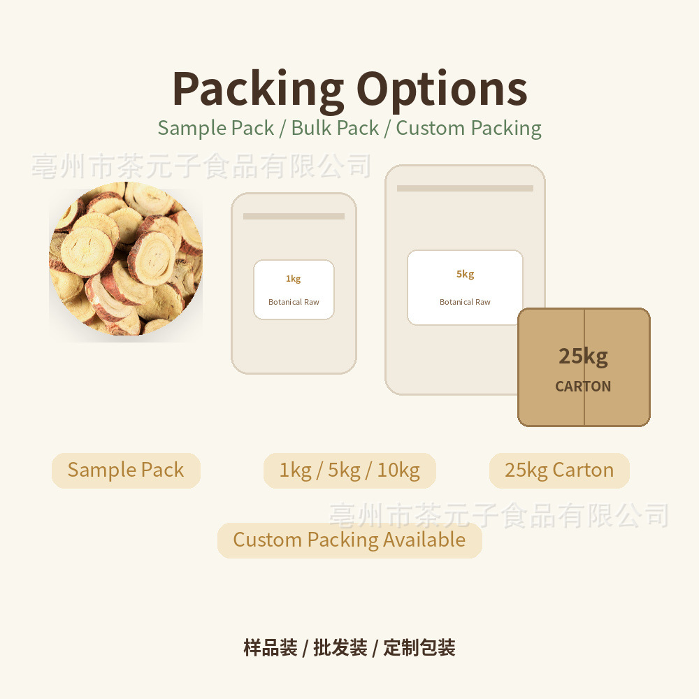 Licorice Root Slices Gan Cao 甘草 Dried Botanical Bulk 500g for Tea and Decoction - Image 3