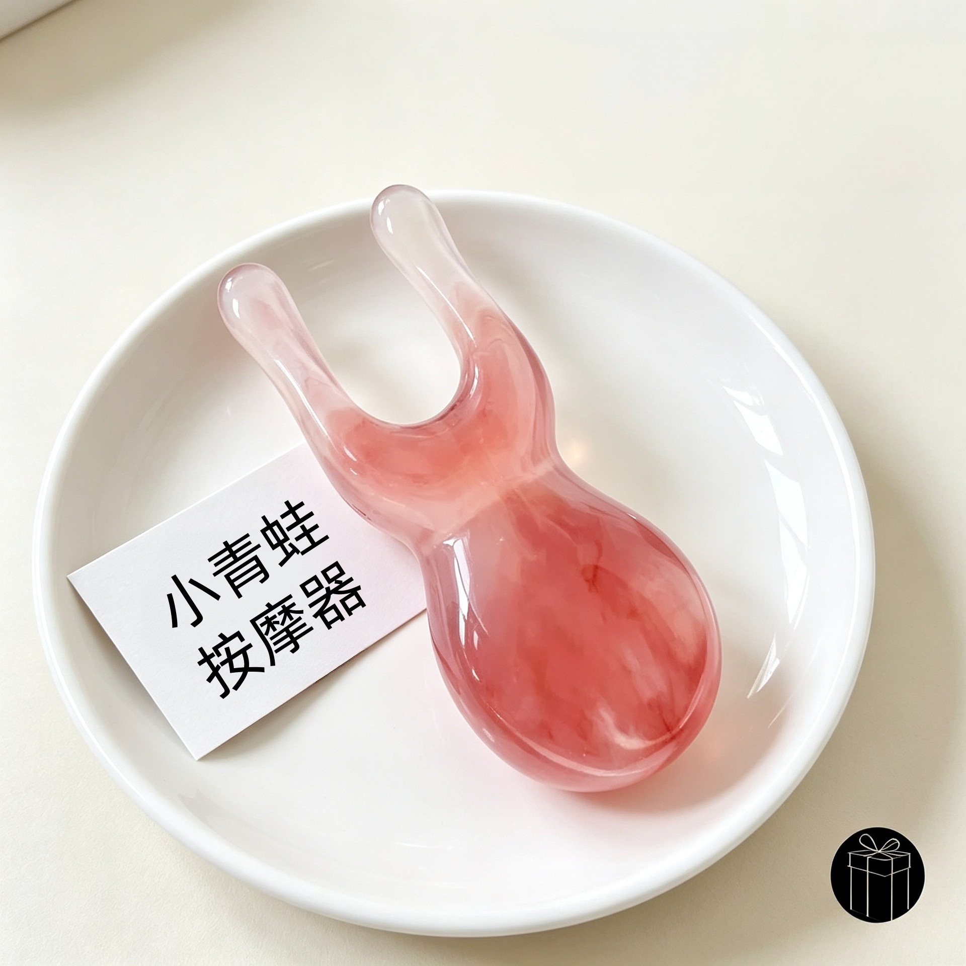 Frog Shaped Resin Massage Comb Manual Guasha Tool for Face Nose Bridge and Eye Area with Acupoint Design - Image 2