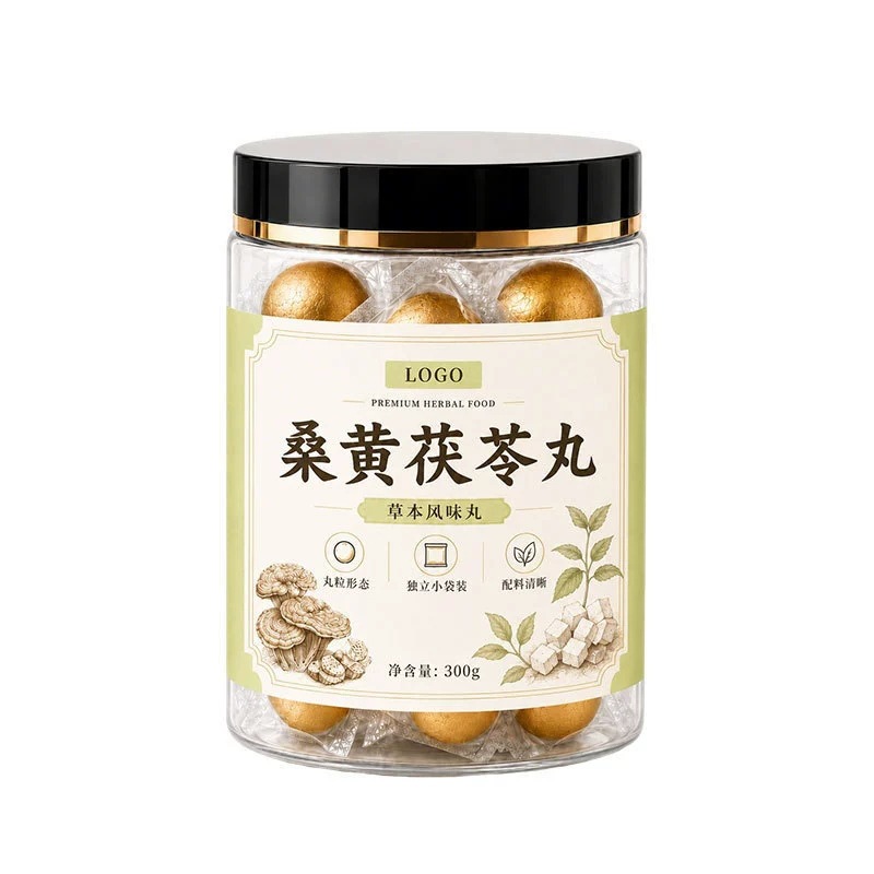 Sanghuang Poria Pills with Turmeric and Hairy Fig Root Nine-Steamed Huangjing Fu Ling Wan 108g - Image 4