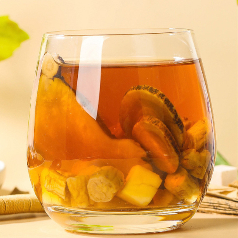 Huang Ya Tang Herbal Tea Bags 25g x 10 Pouches Licorice Codonopsis Poria Dried Ginger for Daily Steeping - Image 2