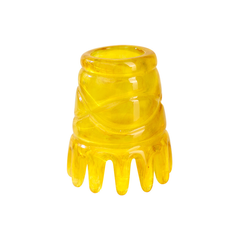 Resin Horn-Style Scalp Massage Comb Round Meridian Head Therapy Brush 80g - Image 5