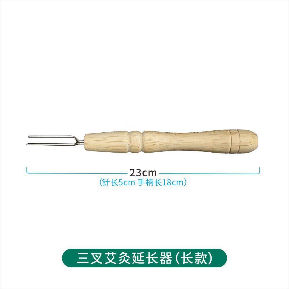 Wooden Moxa Stick Holder Handheld Moxibustion Extender Tool for Moxa Poles and Cones - Image 5