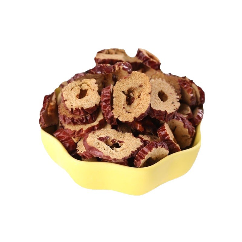 Dried Red Date Slices Hong Zao Seedless Jujube Rings for Tea Soup and Congee 500g Low Temperature Baked - Image 5