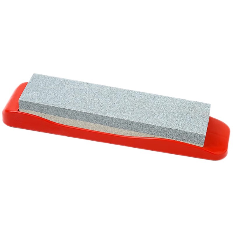 Double Sided Diamond Sharpening Stone Kitchen Knife Sharpener with Base for Home Use - Image 5