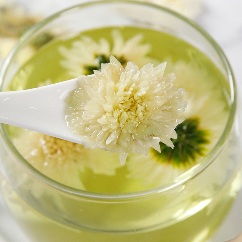Huangshan White Chrysanthemum Tea July Ju Hua Dried Flower 500g Bulk Loose Herbal Tea - Image 3