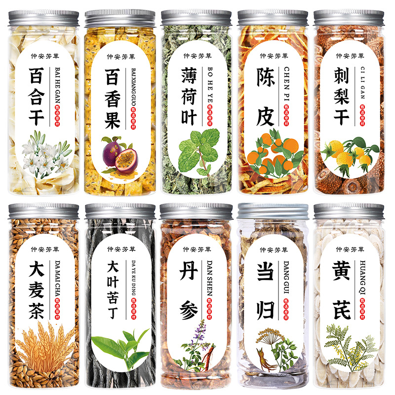 Chrysanthemum Goji Rose Jasmine Herbal Flower Tea Blend — Canned Wellness Infusion - Image 4