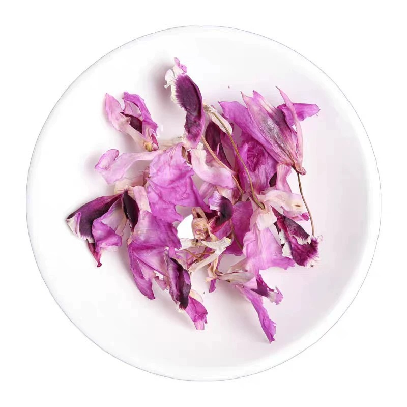 Purple Dendrobium Flower Zi Shi Hu Hua Dried Herbal Tea Flowers 10g Bottle Pack - Image 3