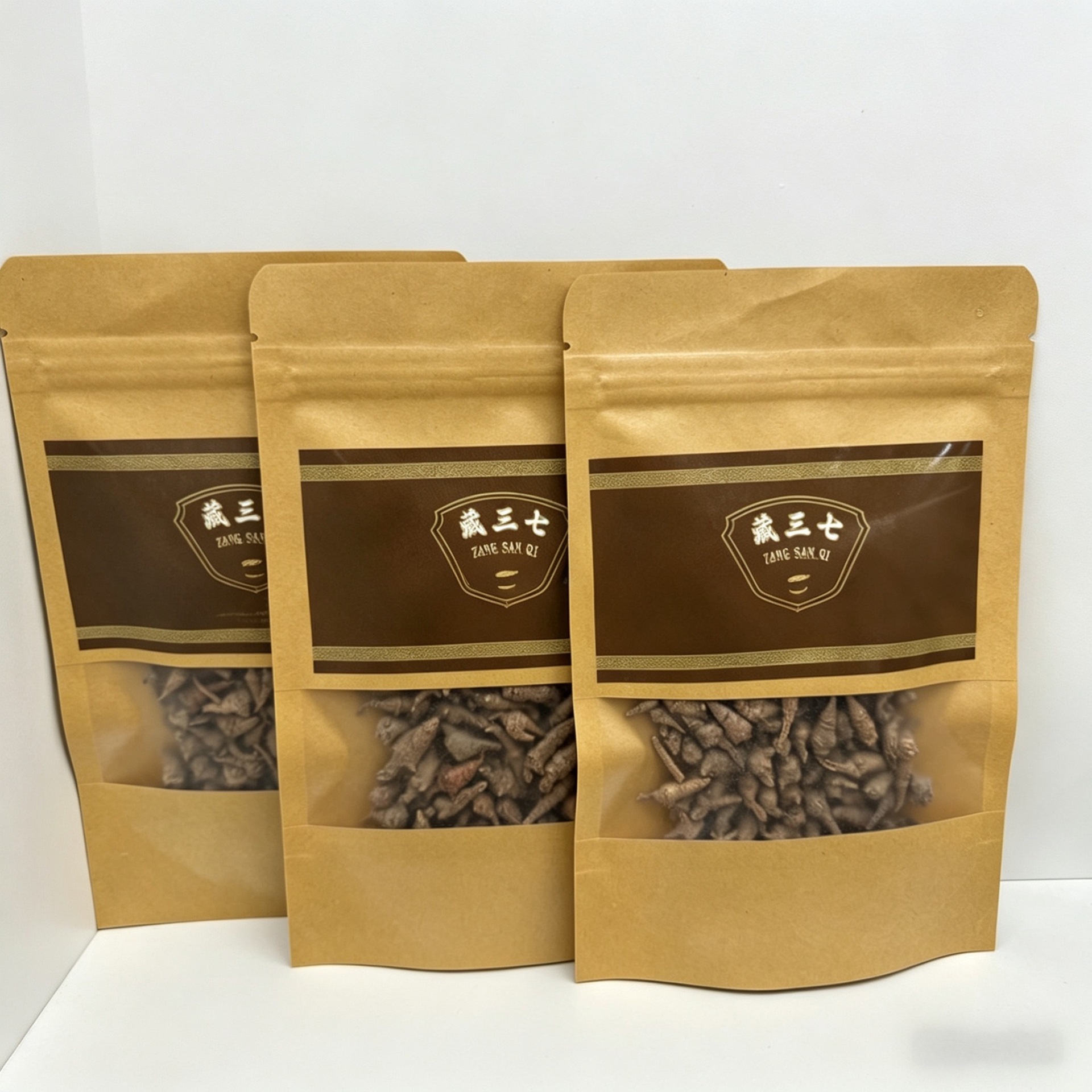 Tibetan Notoginseng Root Chunks Dried San Qi for Traditional Herbal Decoction 50g - Image 3