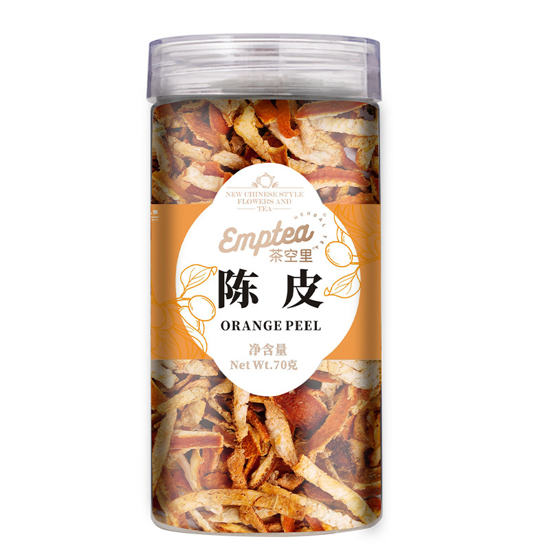 Chen Pi Shreds (Citrus reticulata) — Aged Dried Tangerine Peel, 70g Jar for Tea & Soup - Image 5