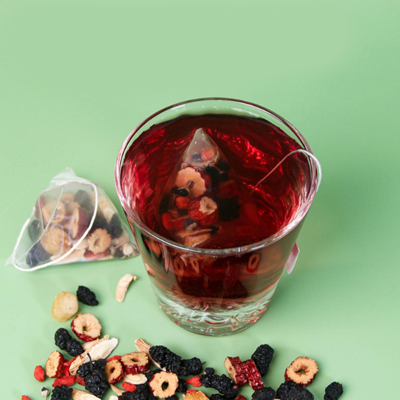 American Ginseng Astragalus Mulberry Goji Longan Tea 10g x 60 Cold Brew Bags Daily Wellness Blend - Image 4