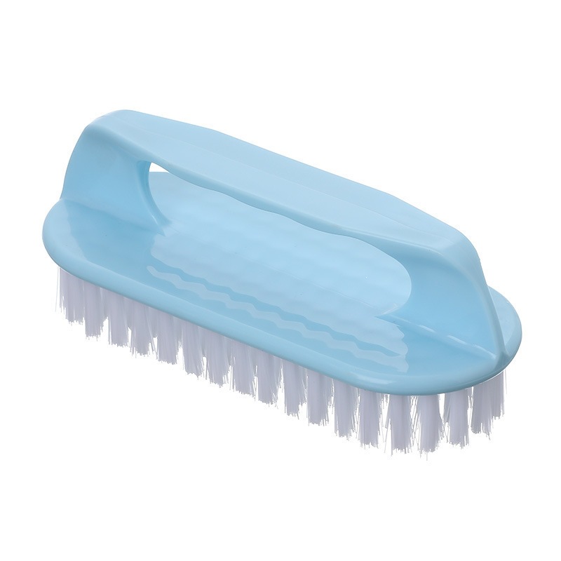 Soft Bristle Laundry Brush Pink Plastic Household Cleaning Brush for Clothes Shoes and Boards - Image 5