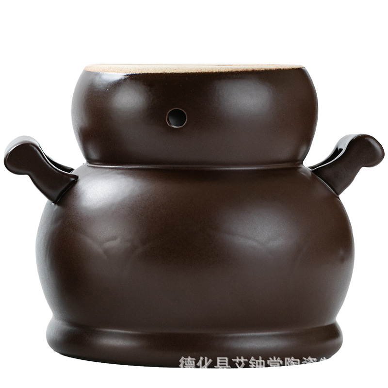 Wen Yang Guan Moxibustion Jar Large Ceramic Warming Cup with Fire Bowl for Navel and Body Moxa Therapy - Image 5