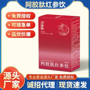 Ejiao Peptide & Red Ginseng Drink (300g) — Herbal Wellness Beverage with Collagen-Rich Donkey-Hide Gelatin