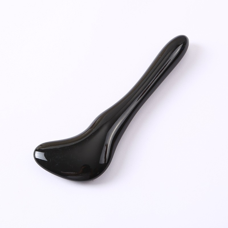 Gua Sha Facial Massage Stick 7-Shaped Tendon Comb Resin Beauty Tool for Face Eye Body Meridian Care 12cm - Image 5