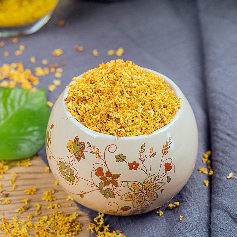Dried Osmanthus Flowers Gui Hua Loose Golden Blossoms for Tea and Culinary Use Bulk Supply - Image 5