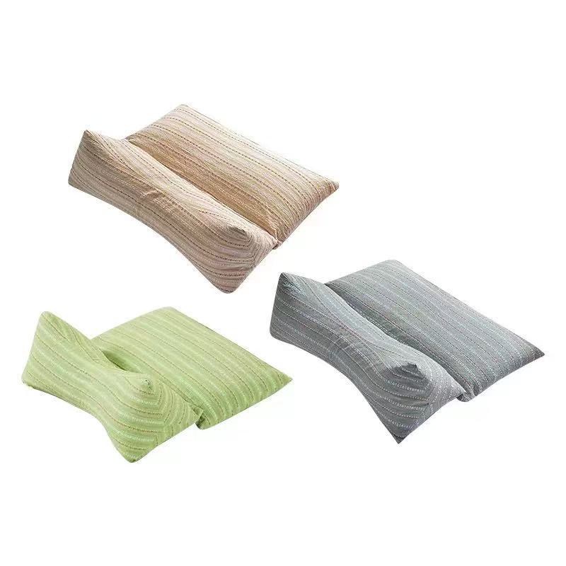 Buckwheat Hull Pillow Triangular Cervical Support Pillow for Sleep and Neck Comfort Home Use - Image 4