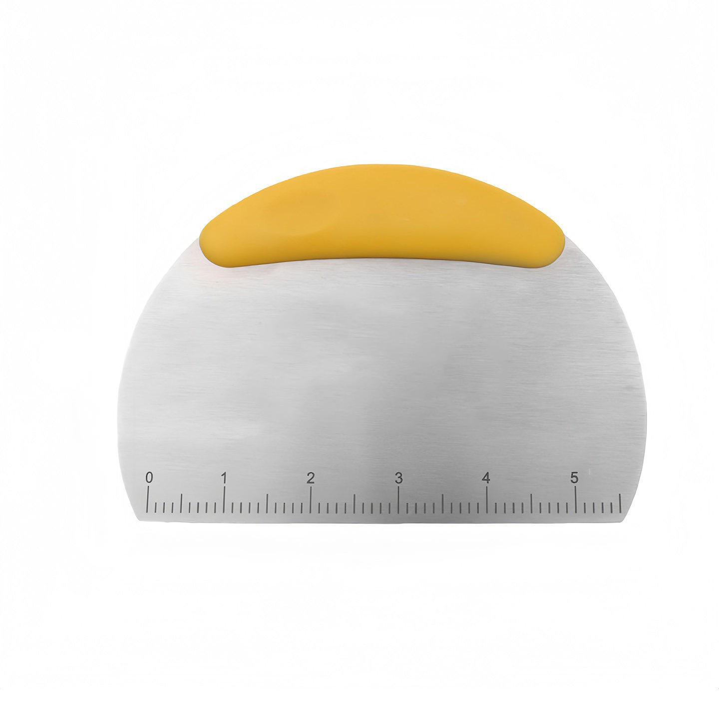 Stainless Steel Dough Scraper with Measurement Scale Multi-Function Pastry Cutter for Baking and Cake Cream Spreading - Image 5