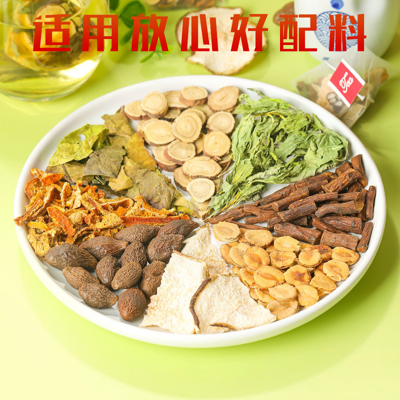 Pang Da Hai & Luo Han Guo Pear Tea — Herbal Tea Bags with Mint & Licorice - Image 3