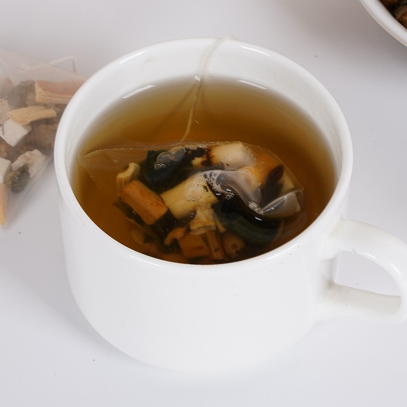 Nine-Ingredient Herbal Tea Jiu Wei Cao Ben Cha 5g x 12 Bags Sugar-Free Hot Brew Blend - Image 4