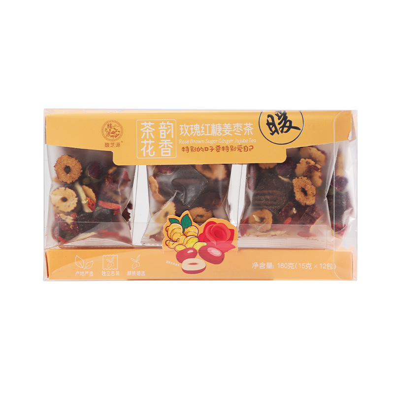 Brown Sugar Ginger Jujube Tea Hong Tang Jiang Zao Cha 180g 12 Teabags Warming Herbal Drink - Image 5