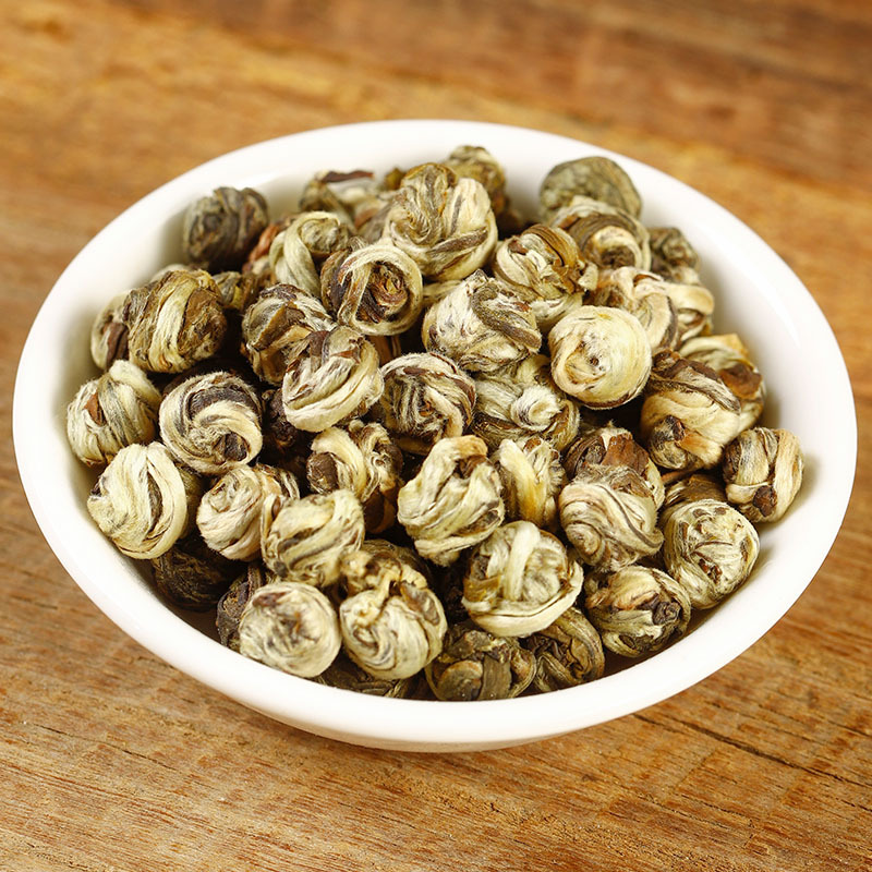 Jasmine Dragon Pearls Tea (Jasmine Green Tea) — Hengxian Fresh Crop Loose Leaf 500g - Image 3